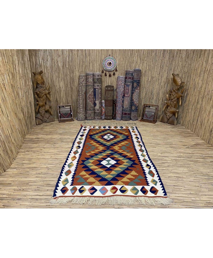 Handmade Turkish Kayseri Acrylic Original Kilim – FREE SHIPPING..!